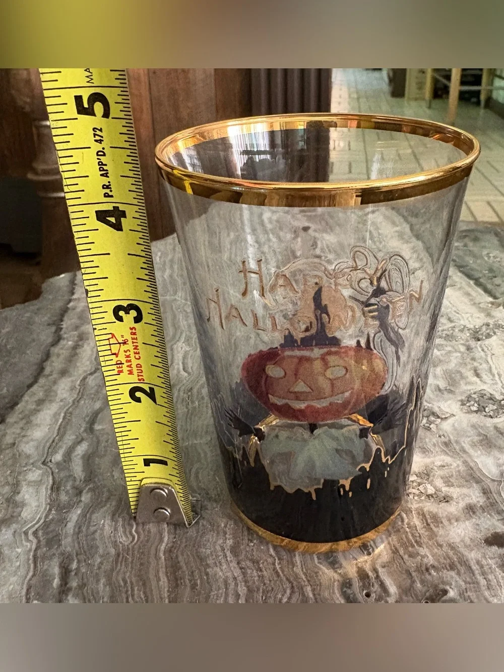NWOT Williams Sonoma Vintage Halloween Tumblers, Set of 4